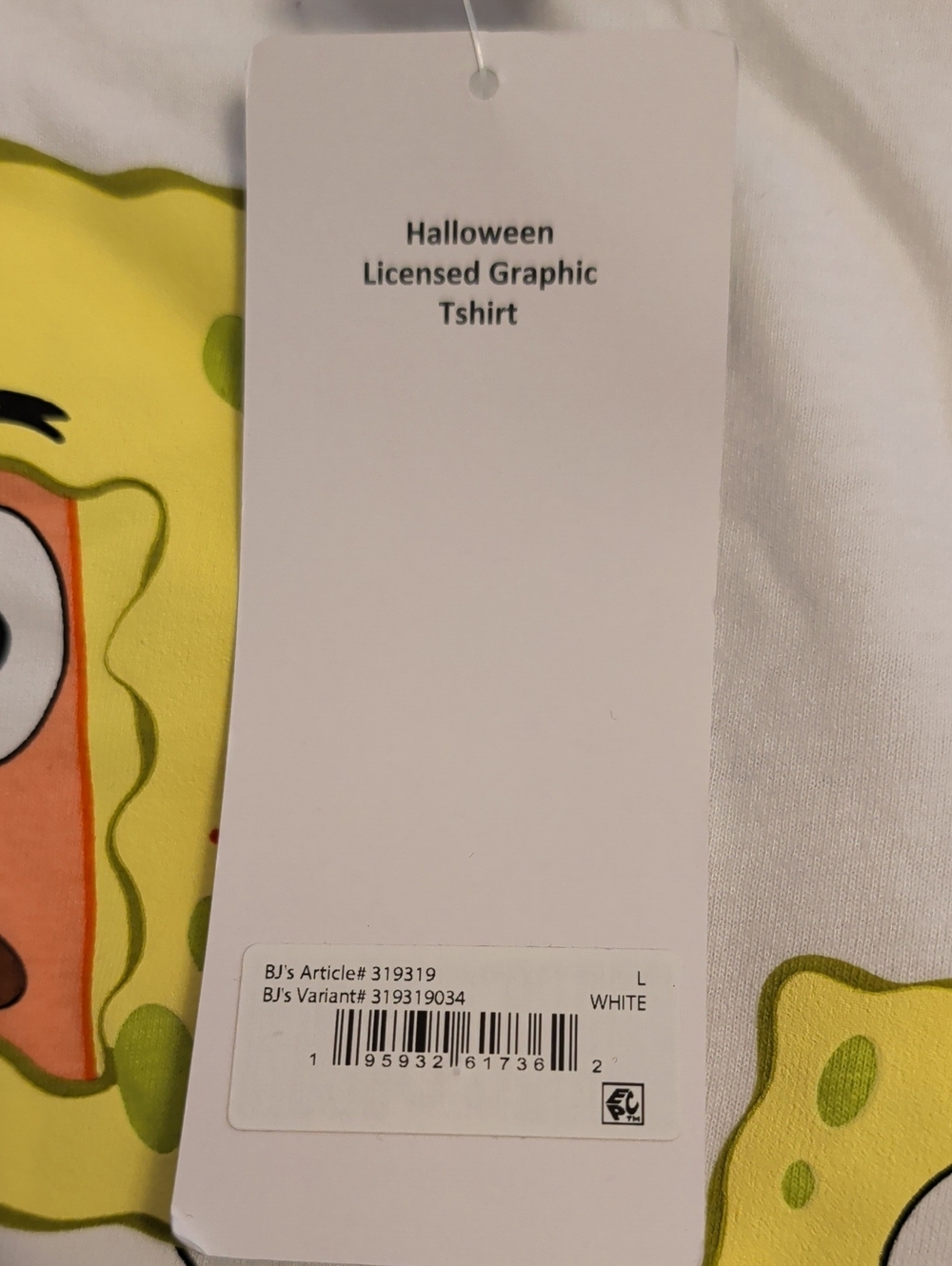 Nickelodeon SpongeBob and Patrick Graphic T Shirt NWT - Picture 7 of 8